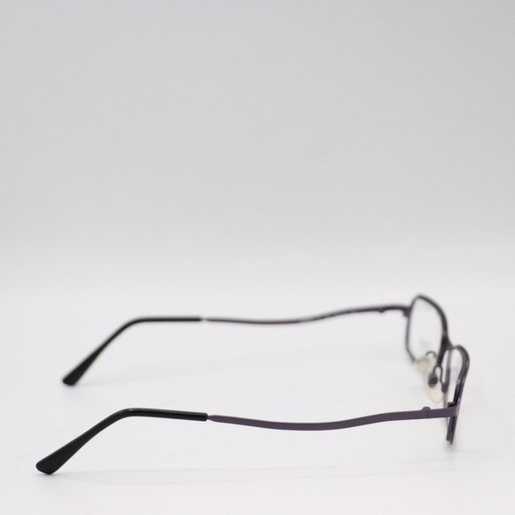 Chloe Matte Purple Rectangle Full Rim Made In Italy Vintage Designer Glasses 48 - Picture 2 of 2